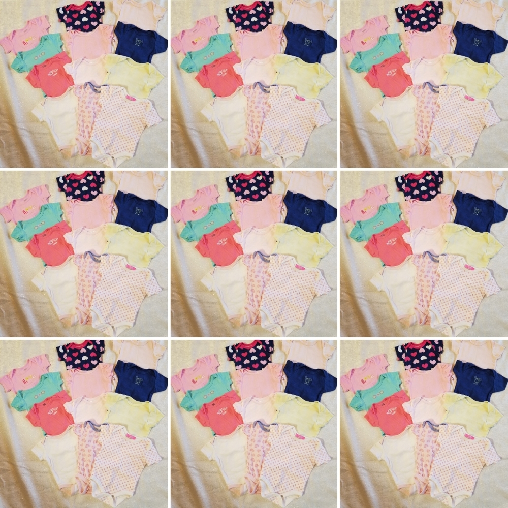 Onesis baby girl lot